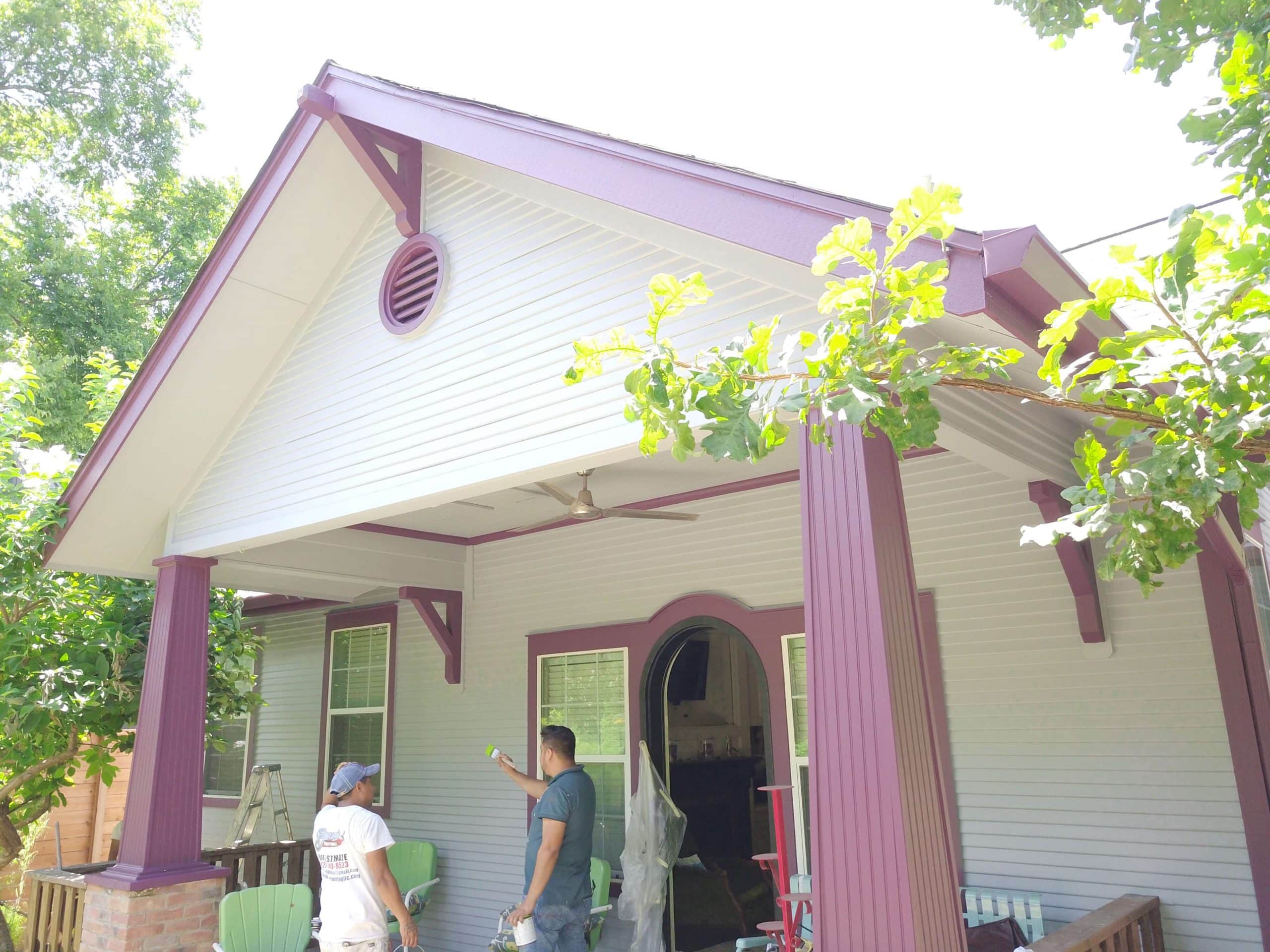 Residential painters painting in Austin, TX